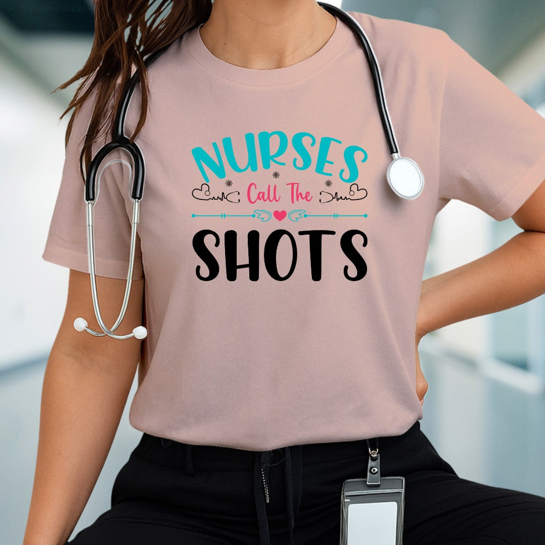 Nurse Calls The Shots PNG Design, Funny Nurse T-Shirt Digital Download, Medical Professional Gift, Nurse Appreciation Shirt, Nurse Graphic Tee