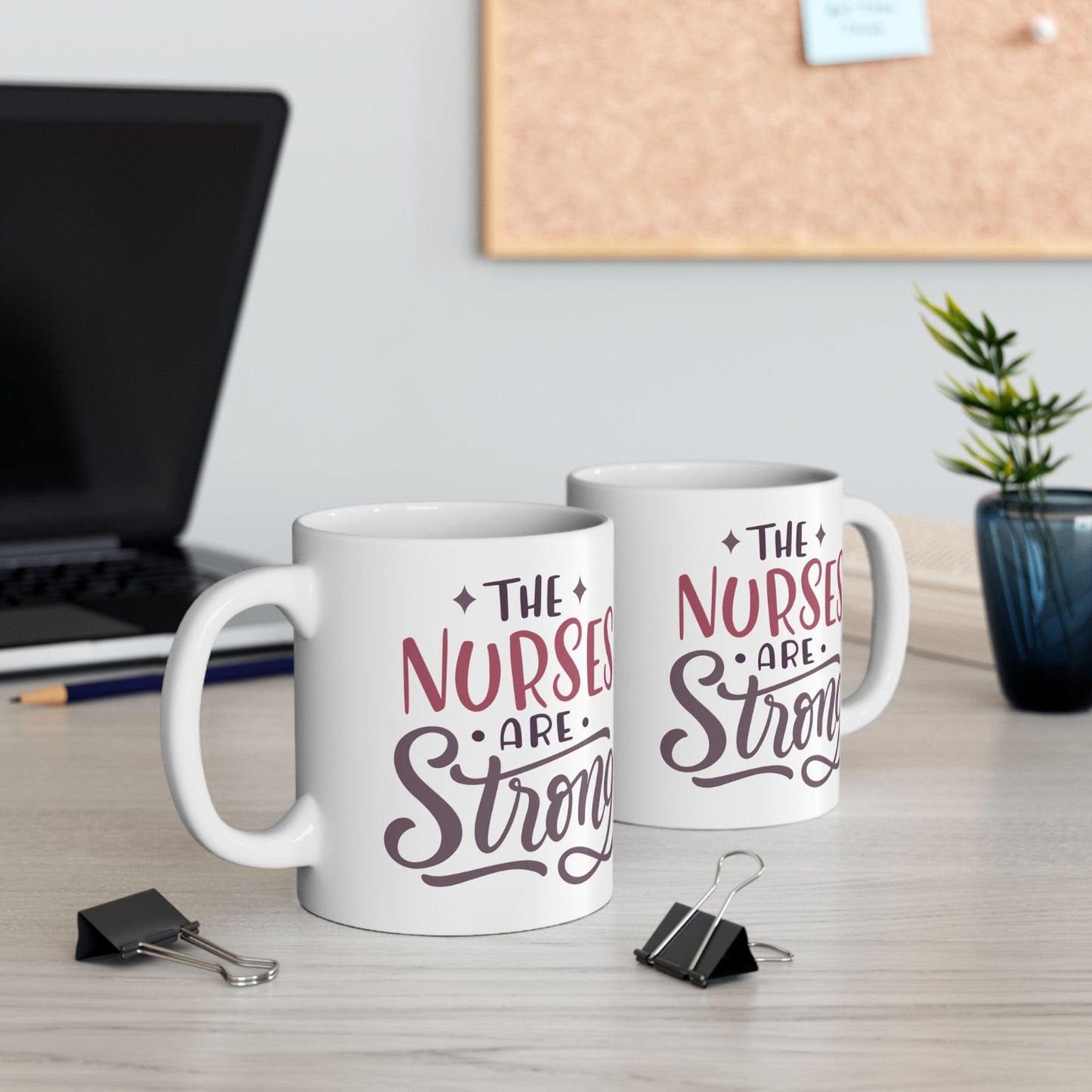 Nurse Appreciation Mug, Celebrate Strength, Gift for Healthcare Workers, Unique Coffee Cup