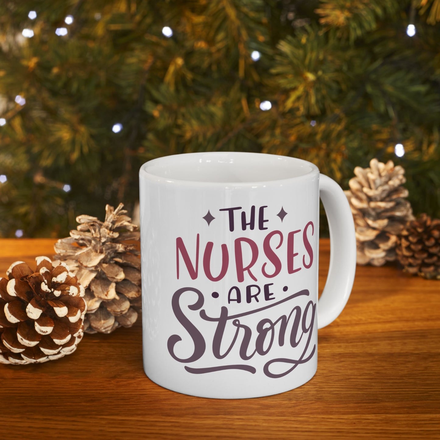 Nurse Appreciation Mug, Celebrate Strength, Gift for Healthcare Workers, Unique Coffee Cup