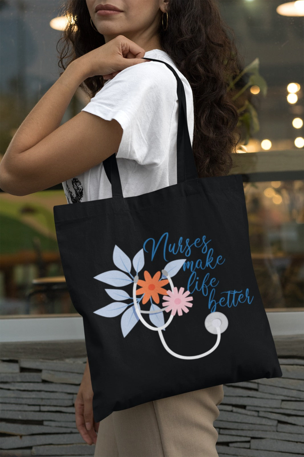 Nurse Tote Bag, Medical Tote Bag, Hospital Bag, RN Gift, Nurse Appreciation, Nursing Student Gift,Healthcare Worker Gift,Nursing Student Bag