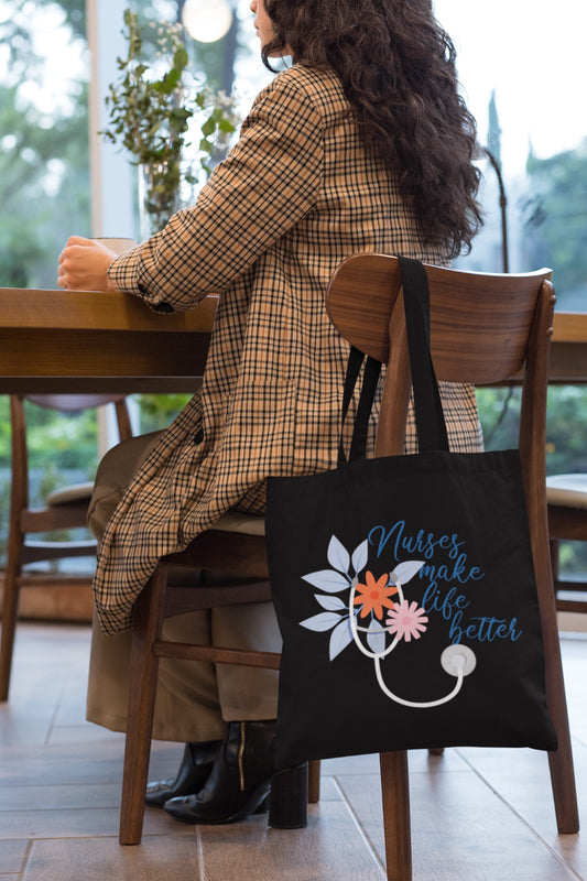 Nurse Tote Bag, Medical Tote Bag, Hospital Bag, RN Gift, Nurse Appreciation, Nursing Student Gift,Healthcare Worker Gift,Nursing Student Bag
