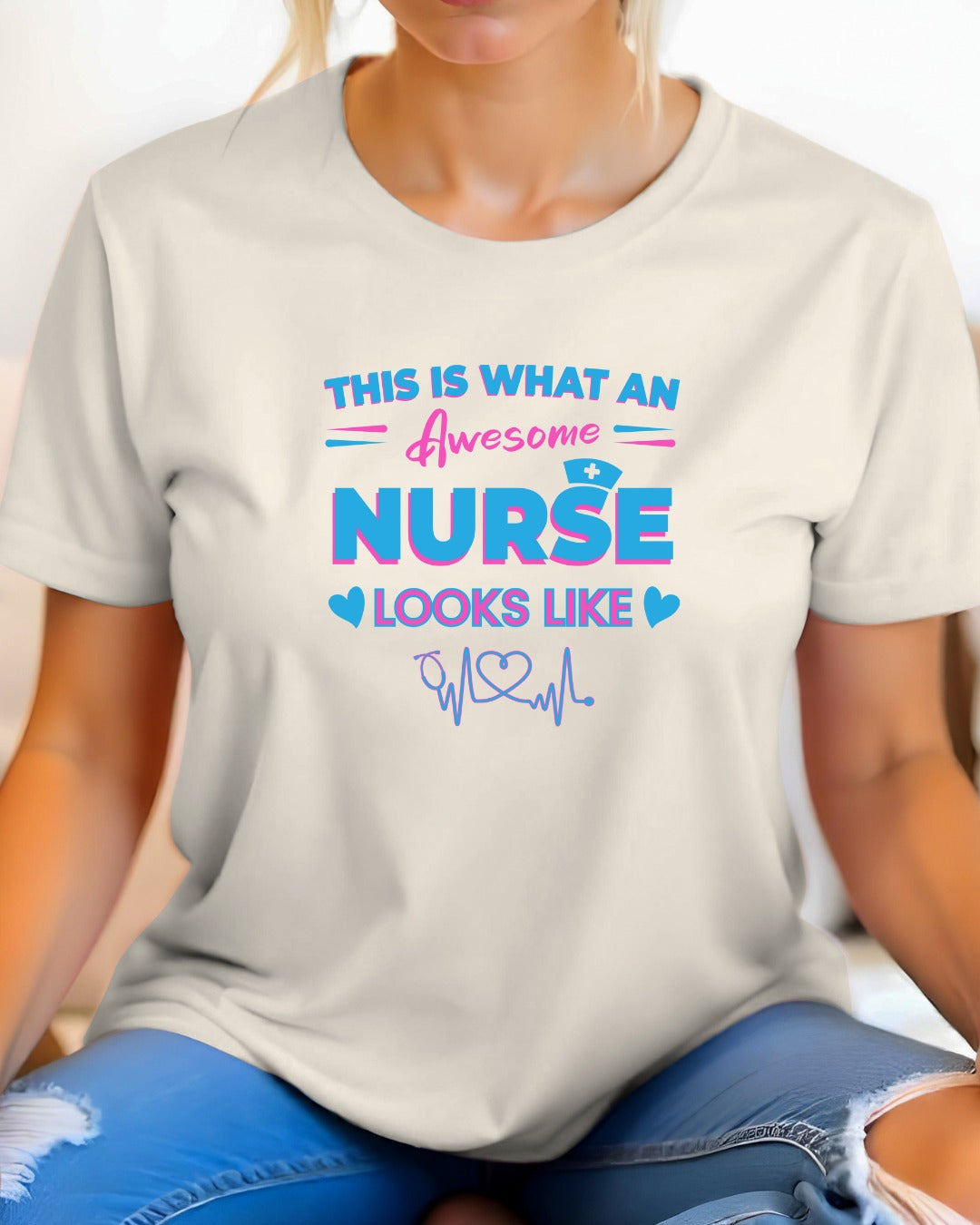 Awesome Nurse Tee, Funny Nurse Shirt, Gift for Healthcare Workers, Nurse Appreciation Day Shirt, Nursing Student Tee