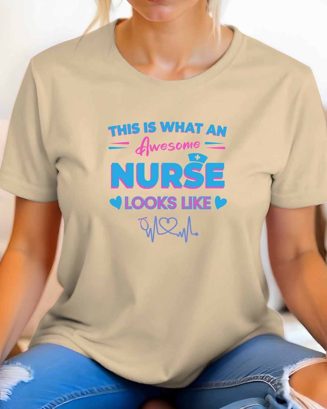 Awesome Nurse Tee, Funny Nurse Shirt, Gift for Healthcare Workers, Nurse Appreciation Day Shirt, Nursing Student Tee