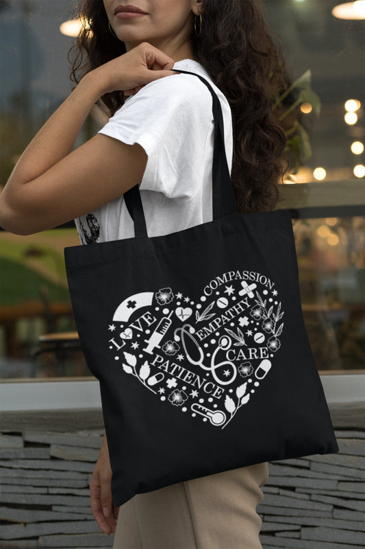 Nurse Tote Bag, Medical Professional Tote, RN Gift, Nurse Appreciation, Nursing Student Bag, Healthcare Worker Gift, Gift For Nurses
