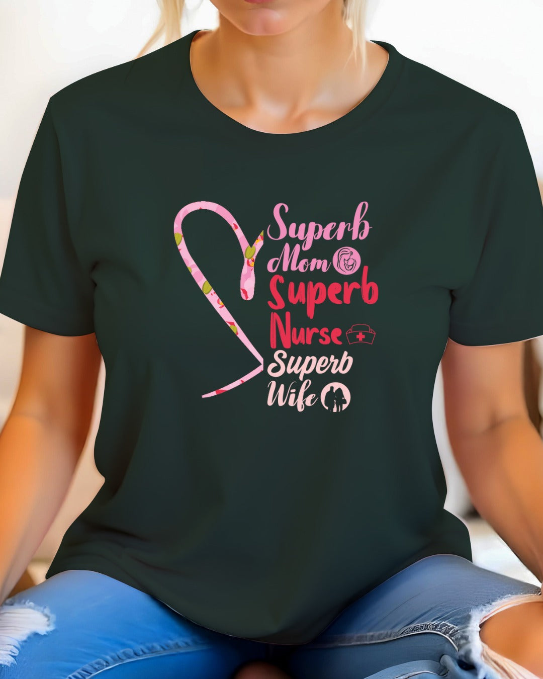 Superb Nurse Unisex Tee, Perfect Gift for Healthcare Heroes, Nursing Students, Medical Awareness Events, Casual Wear