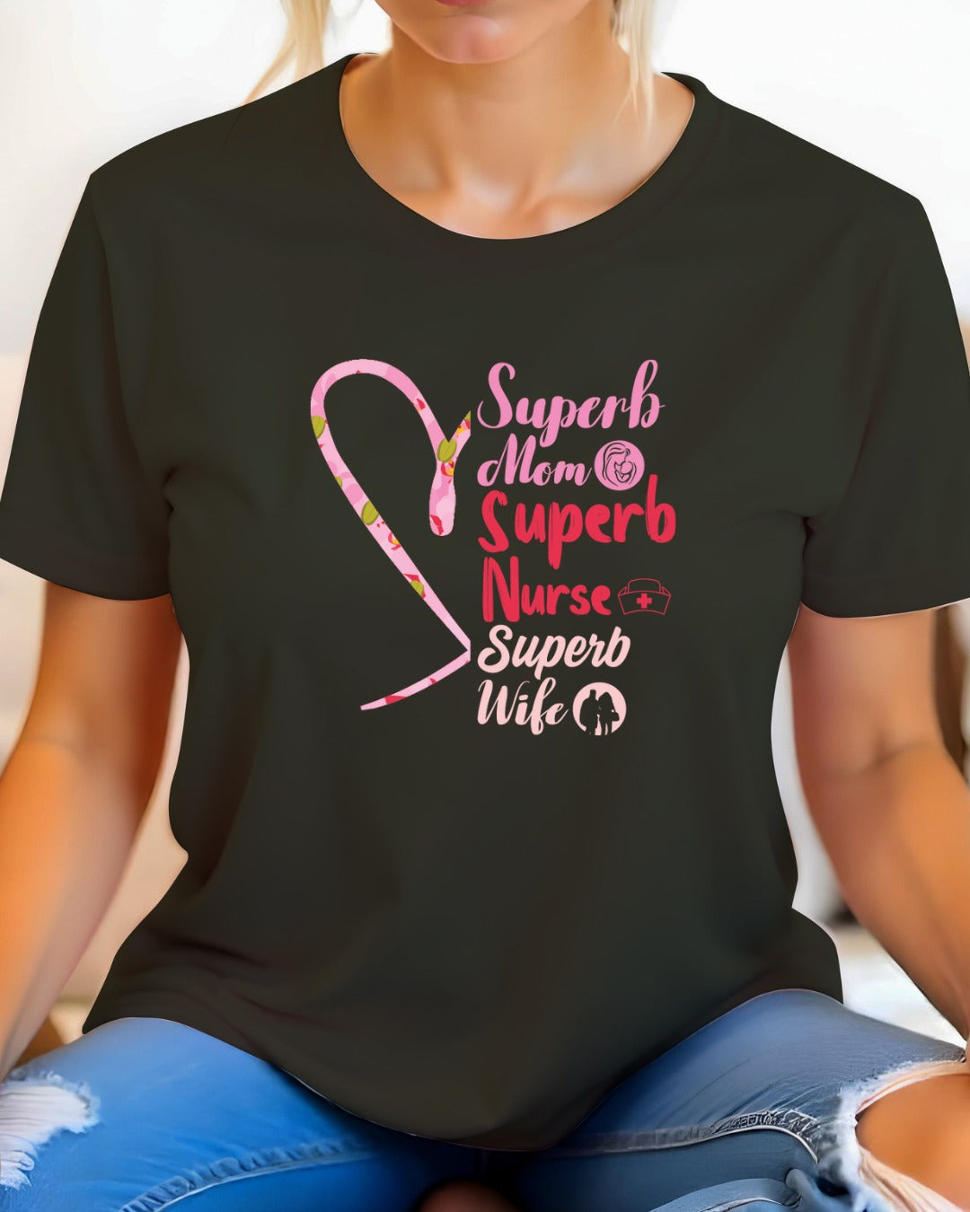 Superb Nurse Unisex Tee, Perfect Gift for Healthcare Heroes, Nursing Students, Medical Awareness Events, Casual Wear