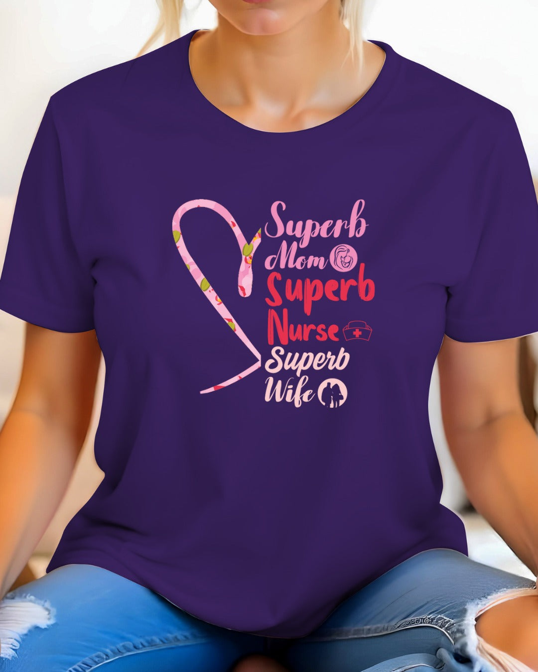 Superb Nurse Unisex Tee, Perfect Gift for Healthcare Heroes, Nursing Students, Medical Awareness Events, Casual Wear