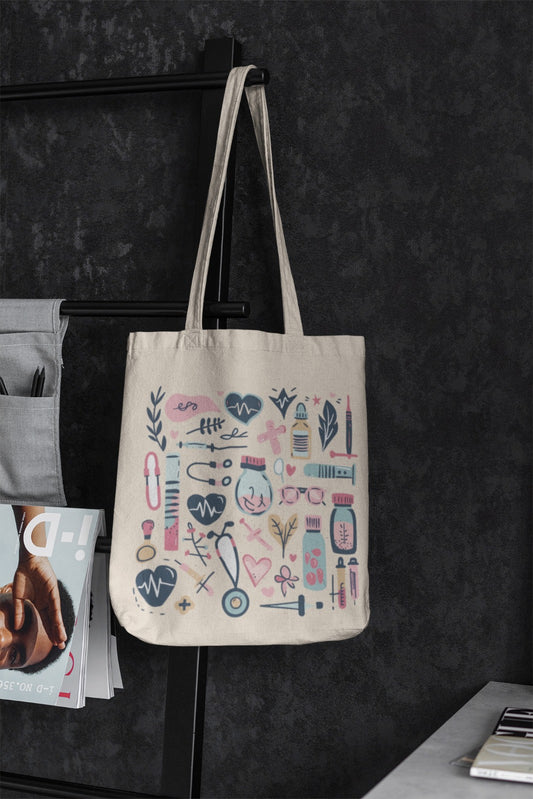 Nursing Tote Bag, Hospital Bag, Gift For Nurses, Nurse Tote, Shoulder Bag, Nursing Mom Tote Bag, Nursing Student Bag, Maternity Gift