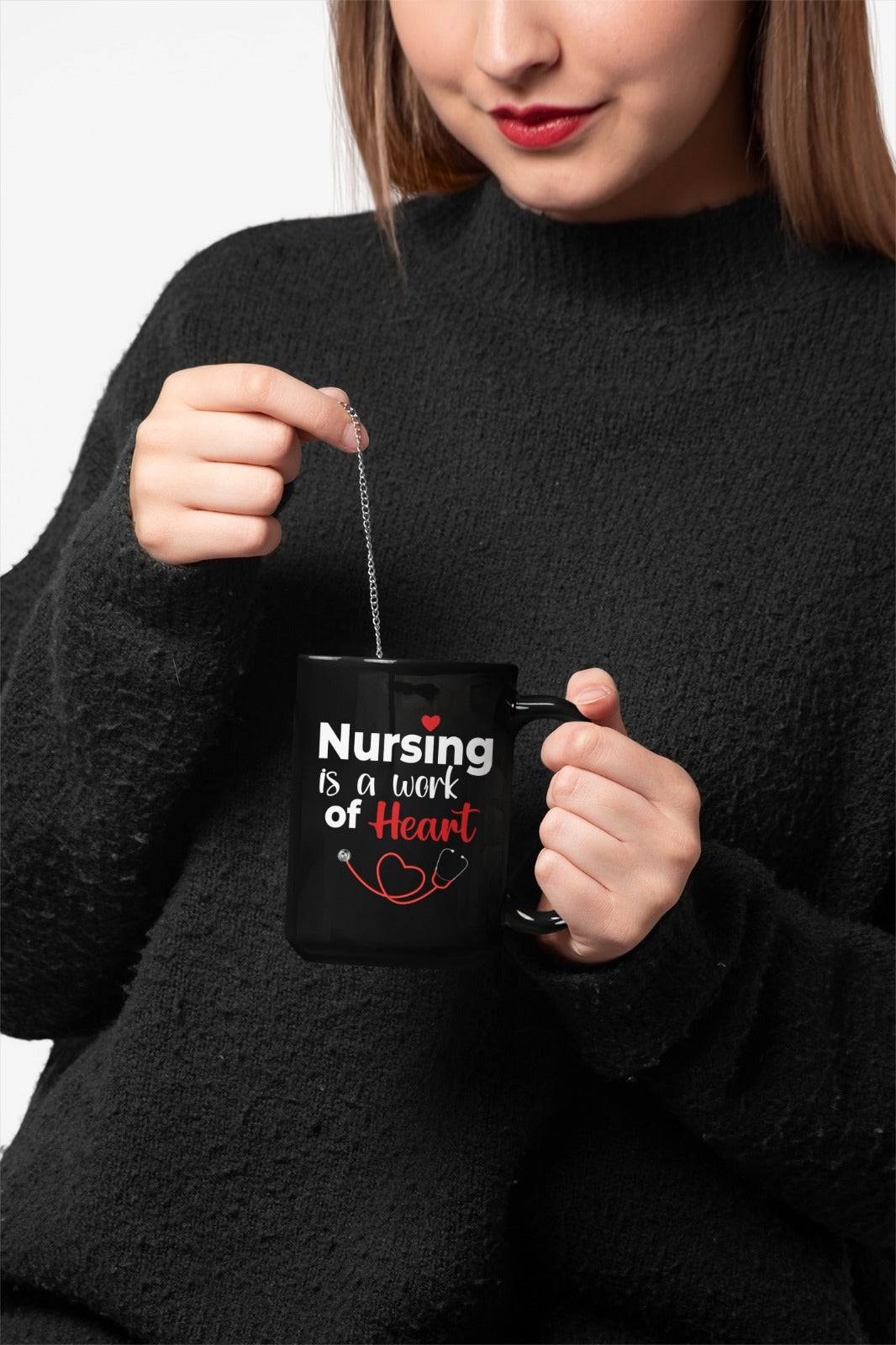 Nursing Mug, Nurse Gift, Healthcare Worker Mug, Coffee Cup, Nurse Appreciation, Nursing Student Gift, Black Mug 11oz 15oz, Gift For nurses