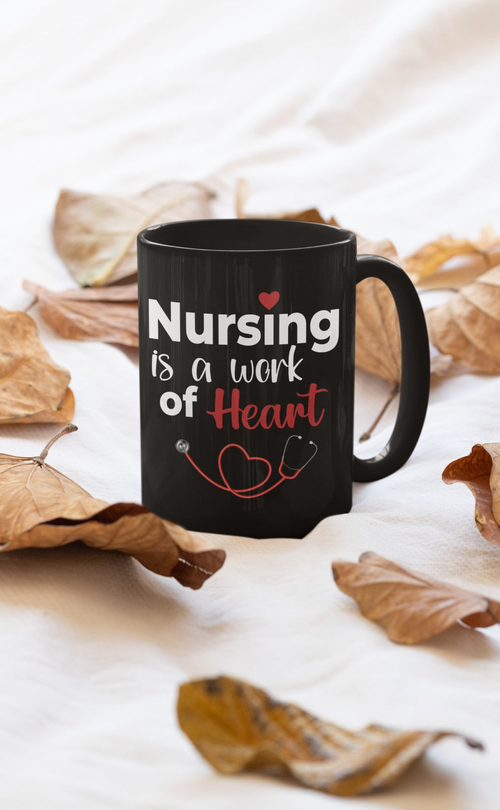 Nursing Mug, Nurse Gift, Healthcare Worker Mug, Coffee Cup, Nurse Appreciation, Nursing Student Gift, Black Mug 11oz 15oz, Gift For nurses