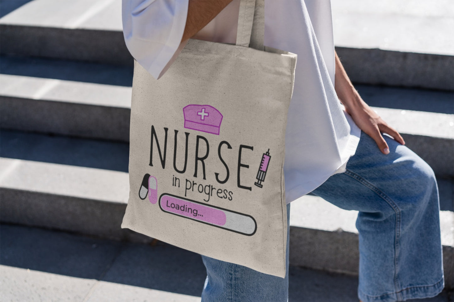 Nurse Tote Bag, Nursing Student Gift, Medical School Graduation, Future Nurse Appreciation, RN Tote Bag, Nursing Tote Bag, Gift For Nurses