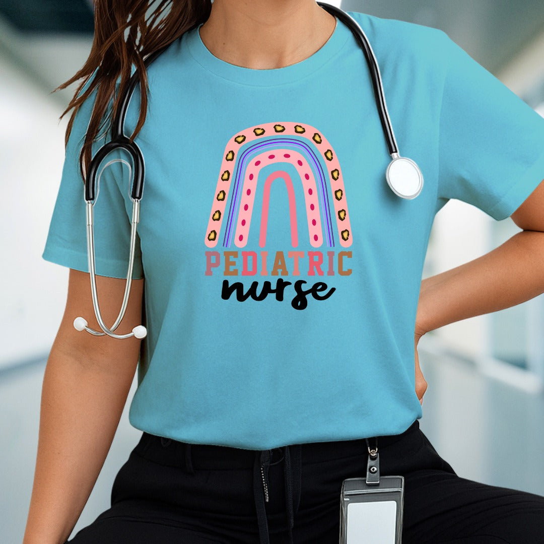 Pediatric Nurse T-shirt, Medical Scrubs Gift, Hospital Nurse T-shirt, Healthcare Worker Shirt, Gift For Nurses, Nursing Student Shirt