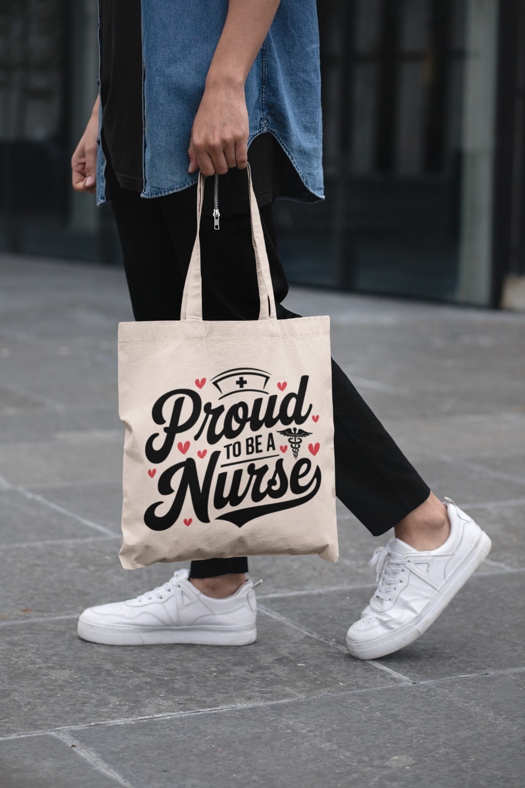 Proud Nurse Tote Bag, Nurse Gift, Medical Tote, Nursing Student Bag, RN Appreciation, Healthcare Worker Gift, Nurse Tote Bag, Gift For Nurses