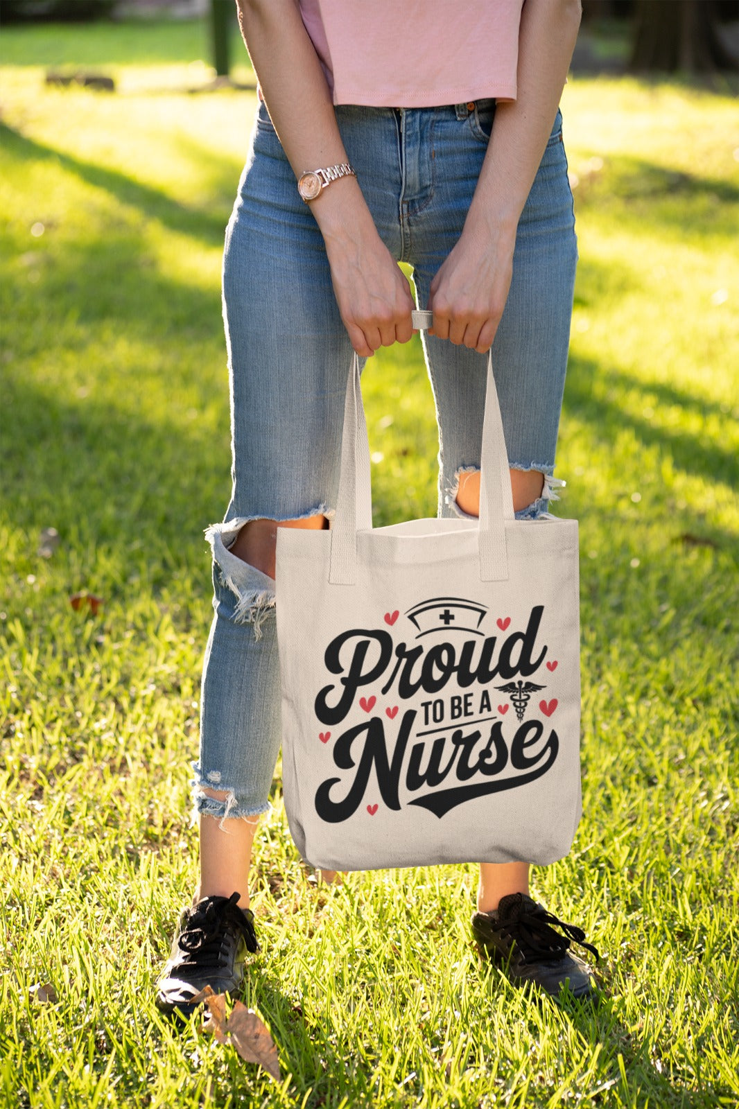 Proud Nurse Tote Bag, Nurse Gift, Medical Tote, Nursing Student Bag, RN Appreciation, Healthcare Worker Gift, Nurse Tote Bag, Gift For Nurses