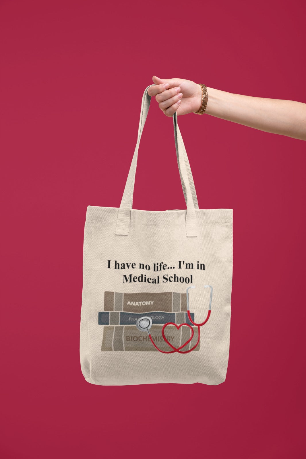 Nurse Tote Bag, Medical School Tote, Gift for Nurse, Nursing Student Gift, Canvas Tote, Everyday Tote Bag, Nursing School Bag, Nursing Tote