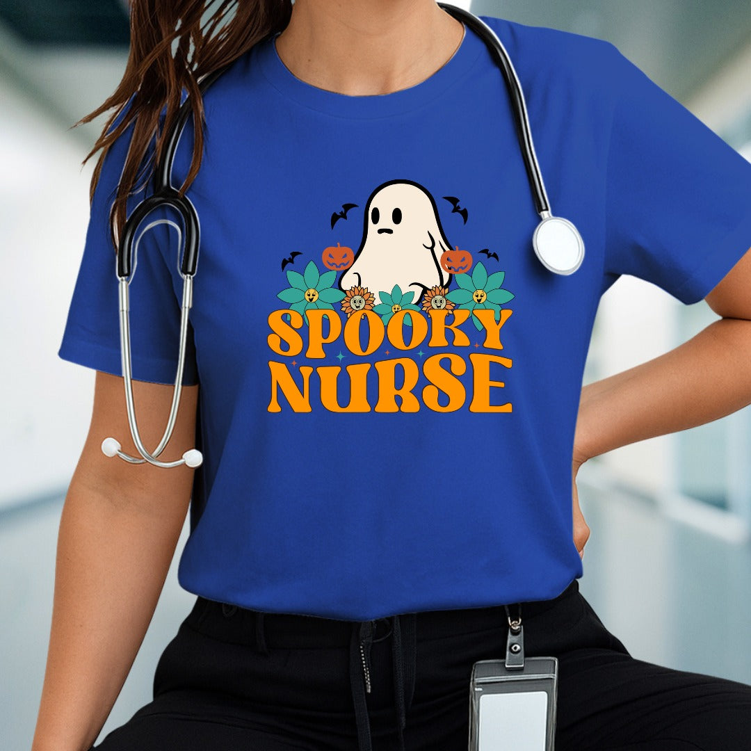 Spooky Nurse T-shirt, Halloween T-shirt, Nurse Costume Tee, Scary Medical Shirt, Creepy Healthcare Top, Nursing Shirt, Nurse Apparel
