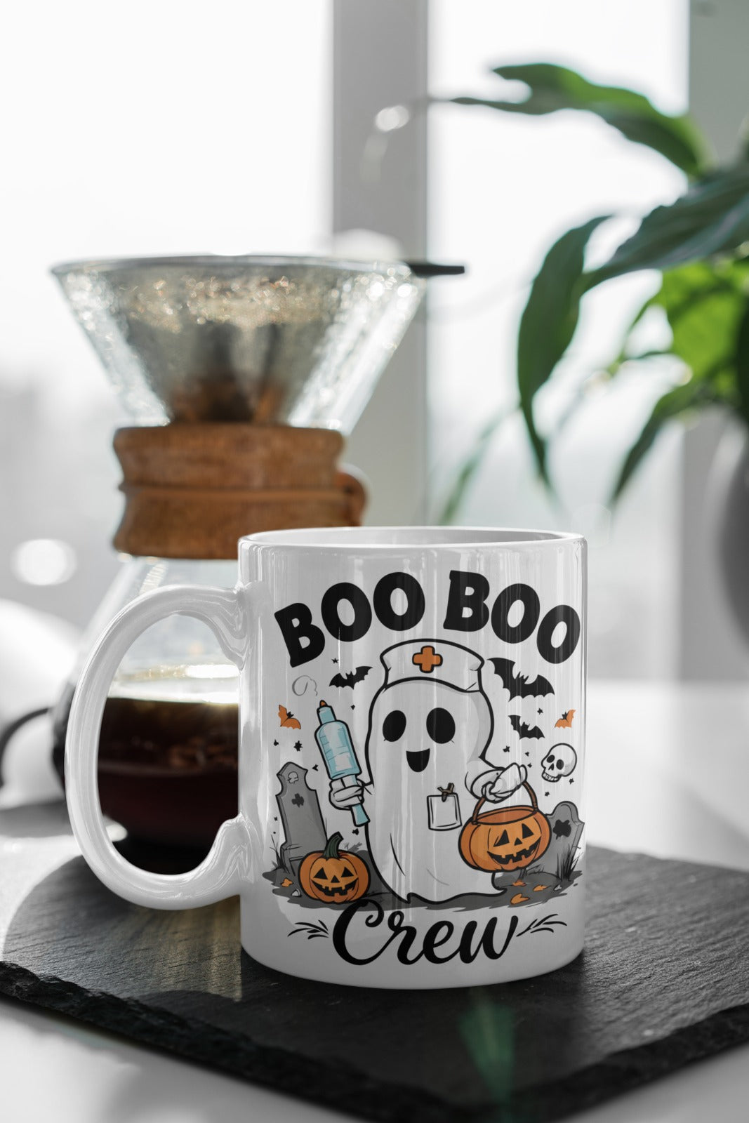 Spooky Halloween Nurse  Mug, Funny Scary Coffee Mug, Gift for Nurse, Halloween Decor, 11oz 15oz, Nursing Mug,Nursing Student Gift,Horror Mug