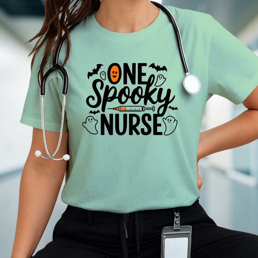 pooky Nurse Tshirt, Halloween Costume Tee, Scary Medical Shirt, Creepy Healthcare Top, Horror RN Apparel, Nursing Shirt, Cute Nurse Shirt