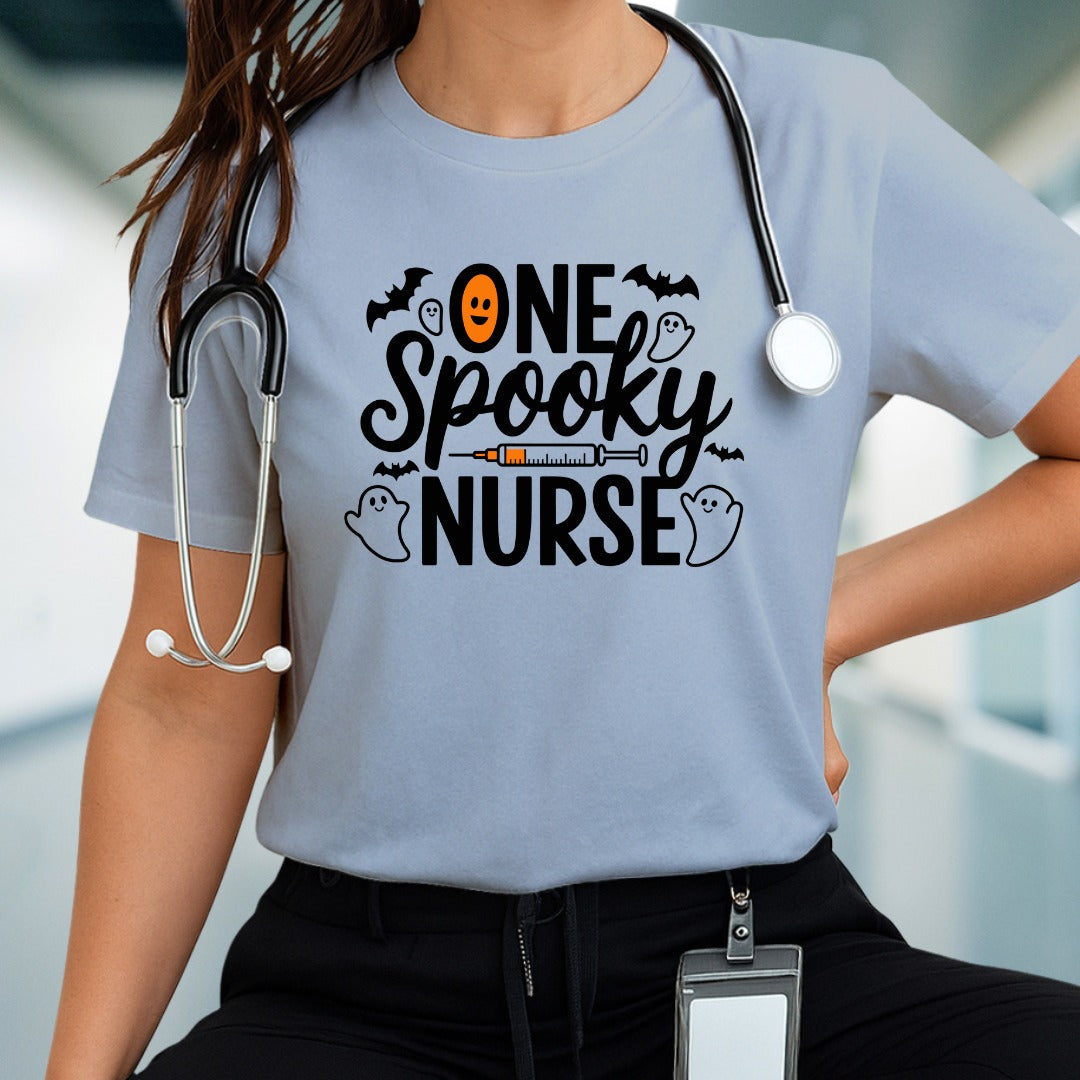 pooky Nurse Tshirt, Halloween Costume Tee, Scary Medical Shirt, Creepy Healthcare Top, Horror RN Apparel, Nursing Shirt, Cute Nurse Shirt