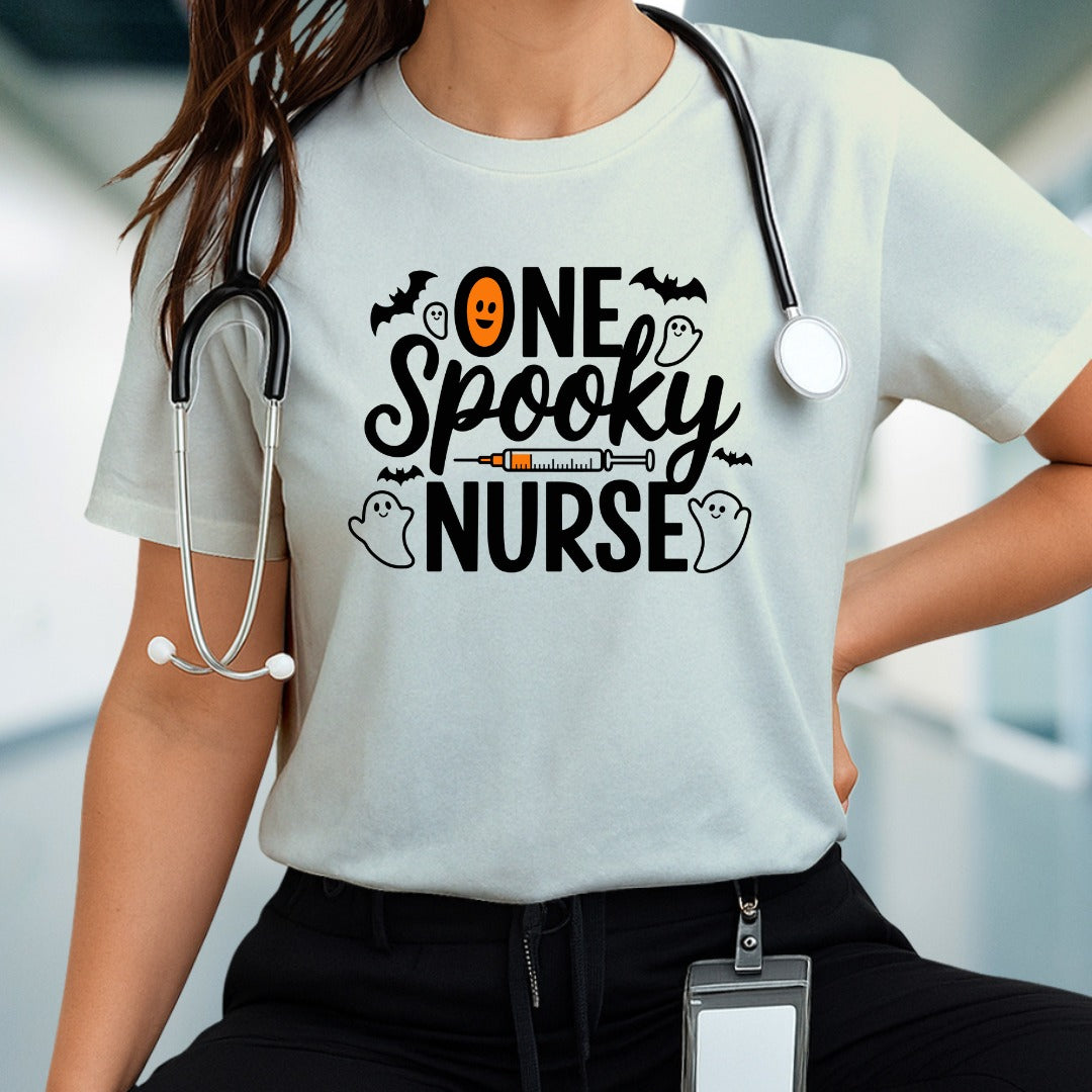 pooky Nurse Tshirt, Halloween Costume Tee, Scary Medical Shirt, Creepy Healthcare Top, Horror RN Apparel, Nursing Shirt, Cute Nurse Shirt