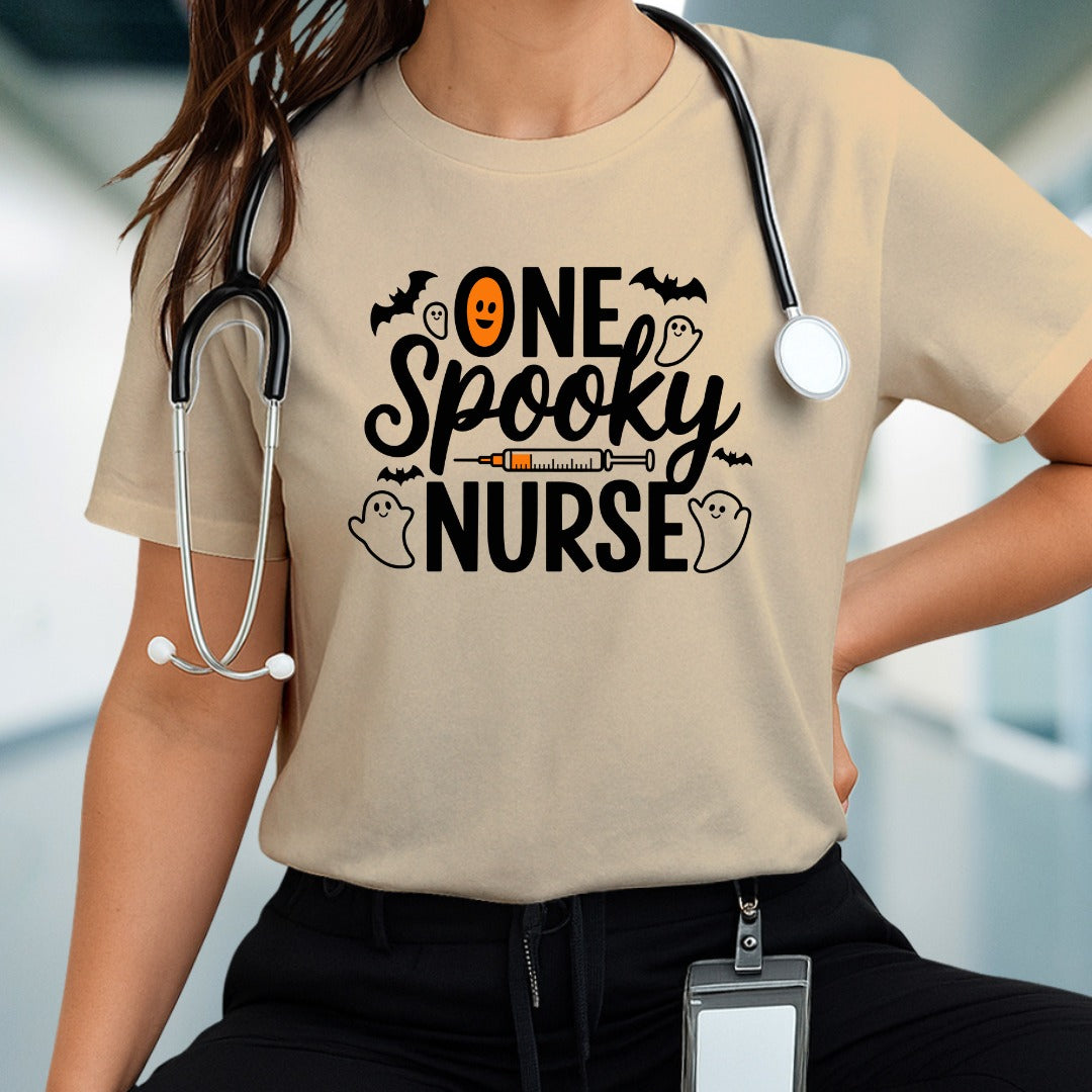 pooky Nurse Tshirt, Halloween Costume Tee, Scary Medical Shirt, Creepy Healthcare Top, Horror RN Apparel, Nursing Shirt, Cute Nurse Shirt