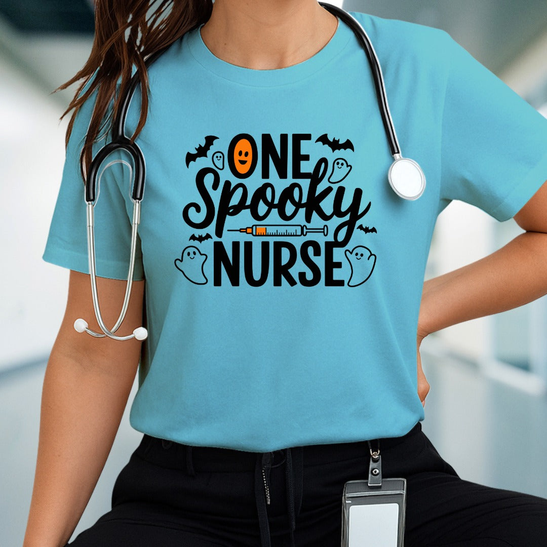 pooky Nurse Tshirt, Halloween Costume Tee, Scary Medical Shirt, Creepy Healthcare Top, Horror RN Apparel, Nursing Shirt, Cute Nurse Shirt