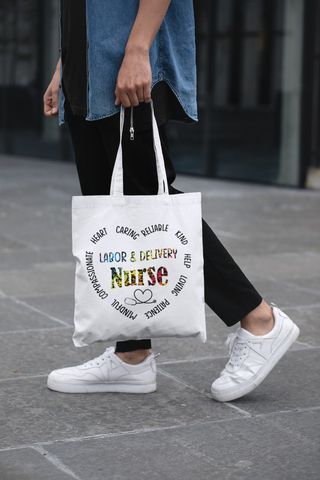 Nurse Appreciation Tote Bag | Labor & Delivery Nurse Gift, Nurse Tote, Healthcare Worker Bag, Nursing School Accessory, Medical Staff [...]