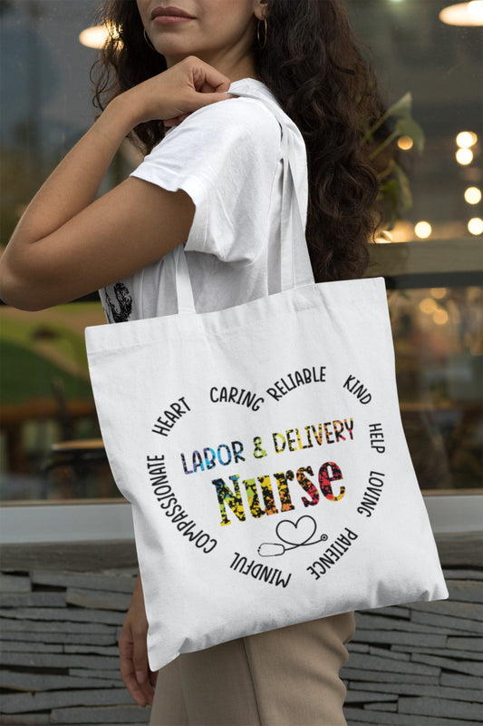 Nurse Appreciation Tote Bag | Labor & Delivery Nurse Gift, Nurse Tote, Healthcare Worker Bag, Nursing School Accessory, Medical Staff [...]