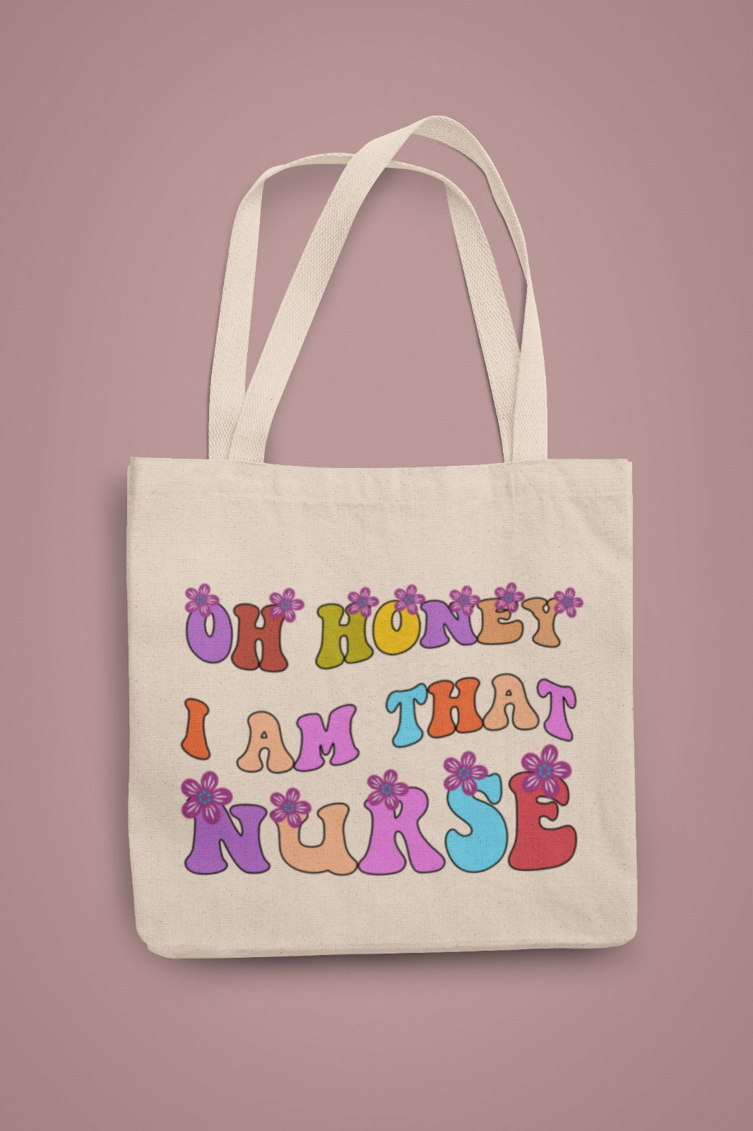 Nurse Tote Bag - Oh Honey I Am That Nurse, Funny Gift for Nurse, Cute Nurse Bag, Canvas Shopping Bag, Appreciation Gift for Healthcare [...]