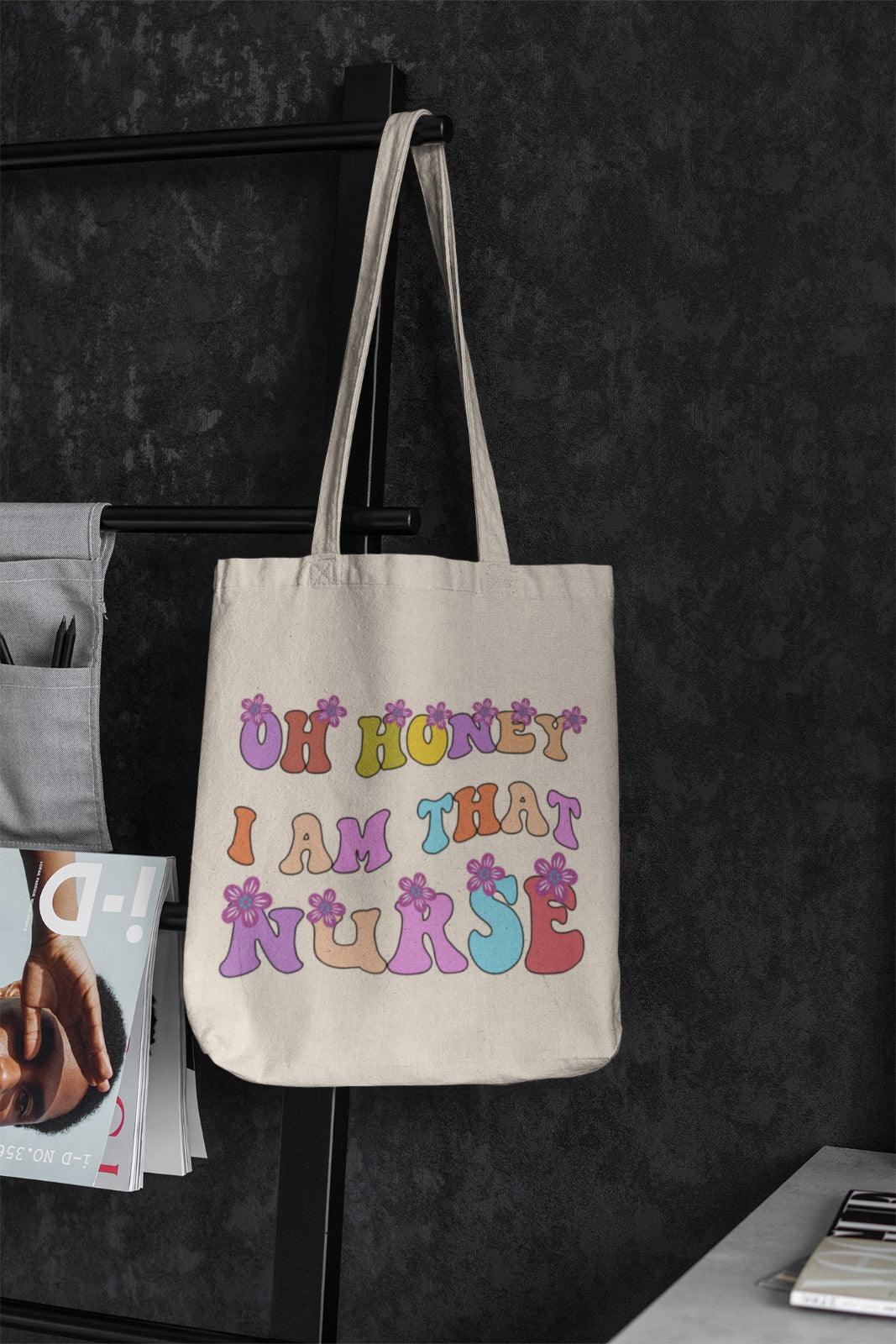 Nurse Tote Bag - Oh Honey I Am That Nurse, Funny Gift for Nurse, Cute Nurse Bag, Canvas Shopping Bag, Appreciation Gift for Healthcare [...]