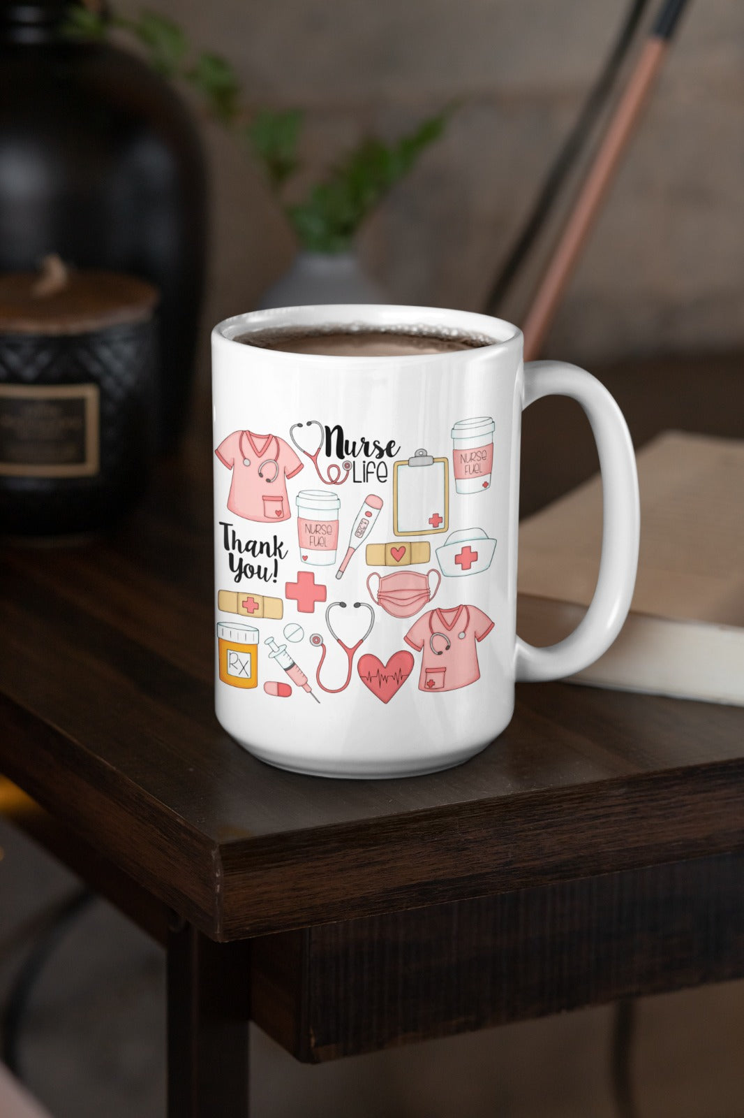 Nurse Appreciation Ceramic Mug, Gift for Healthcare Workers, Medical Coffee Cup, Thank You Gift, Nurses Week