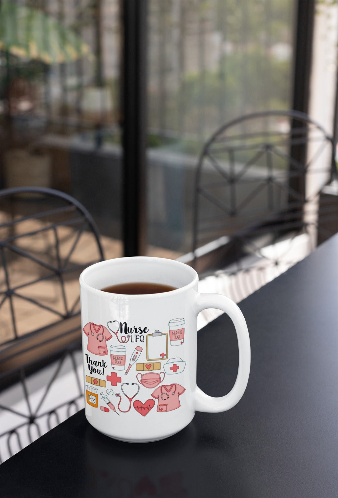 Nurse Appreciation Ceramic Mug, Gift for Healthcare Workers, Medical Coffee Cup, Thank You Gift, Nurses Week