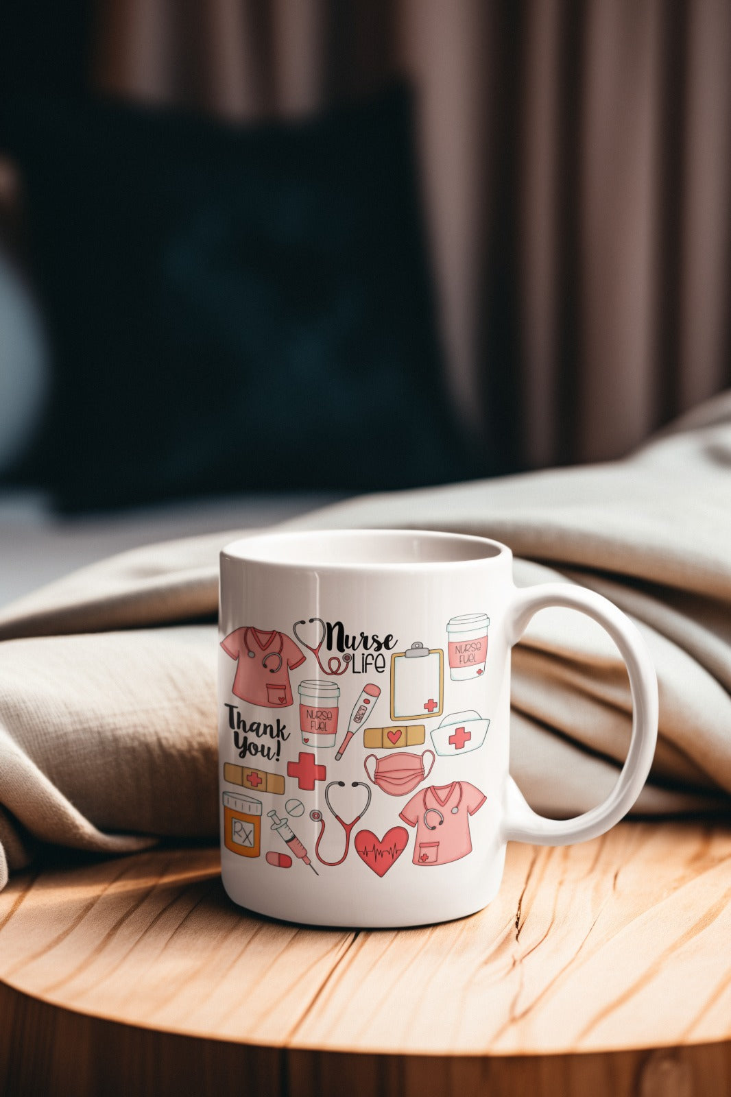 Nurse Appreciation Ceramic Mug, Gift for Healthcare Workers, Medical Coffee Cup, Thank You Gift, Nurses Week