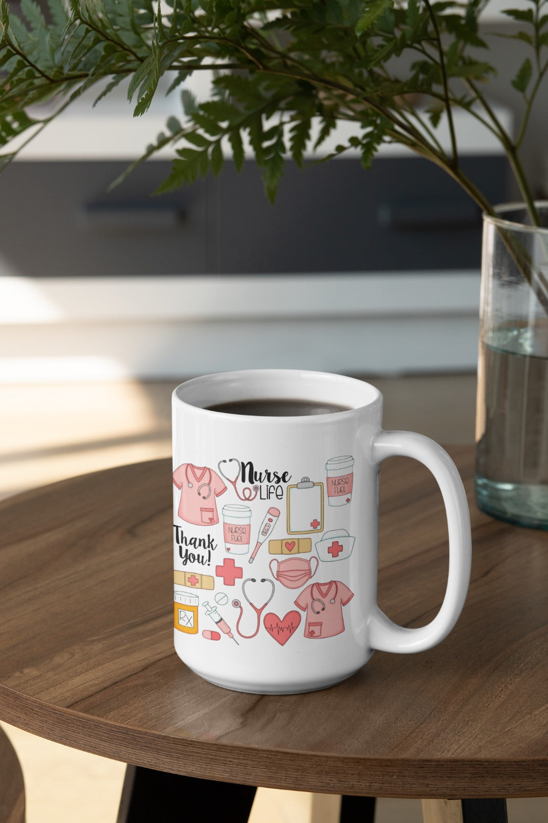 Nurse Appreciation Ceramic Mug, Gift for Healthcare Workers, Medical Coffee Cup, Thank You Gift, Nurses Week