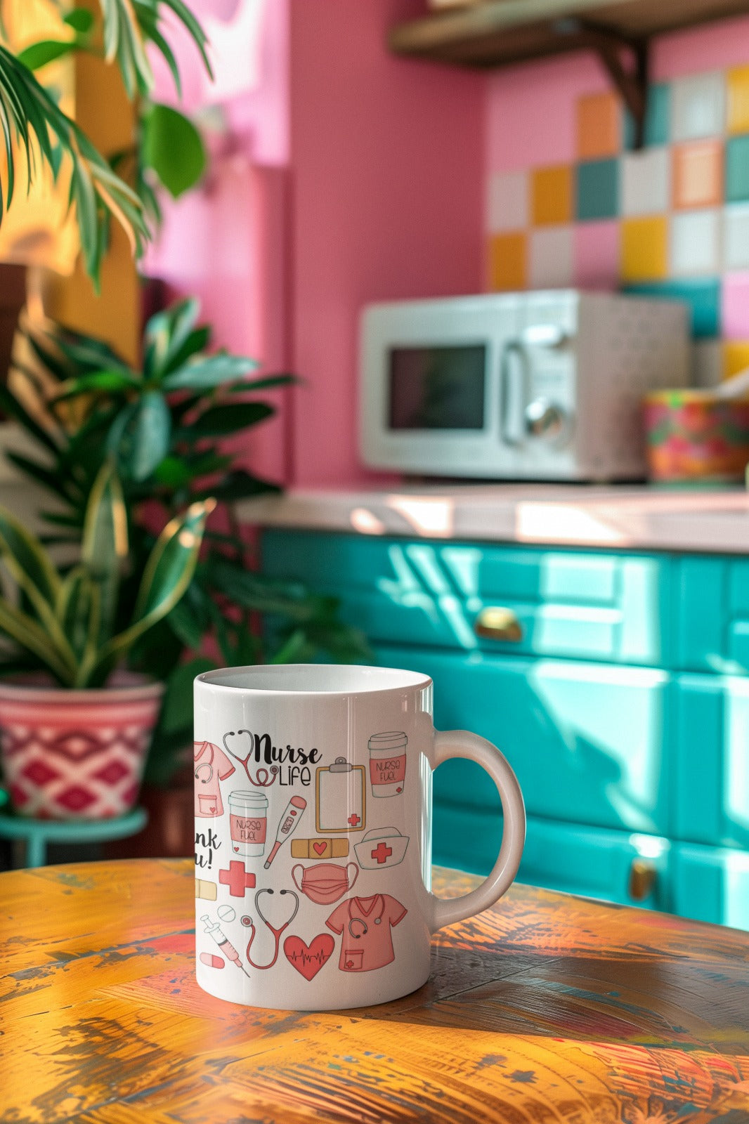 Nurse Appreciation Ceramic Mug, Gift for Healthcare Workers, Medical Coffee Cup, Thank You Gift, Nurses Week