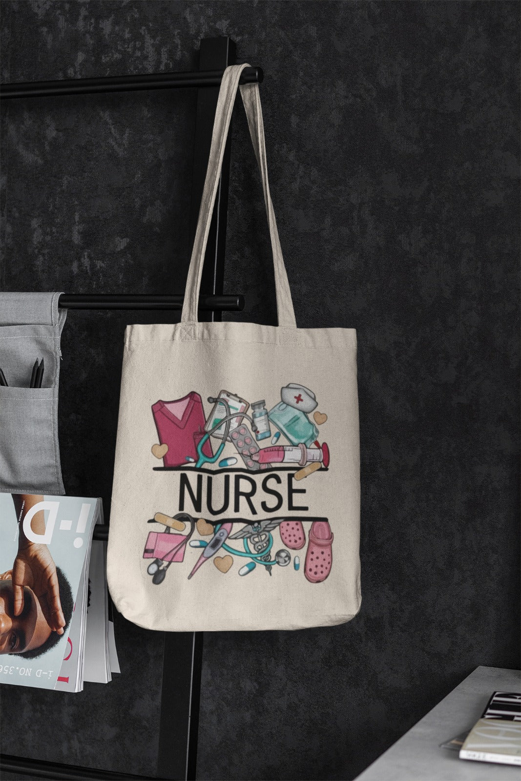 Nurse Appreciation Cotton Canvas Tote Bag
