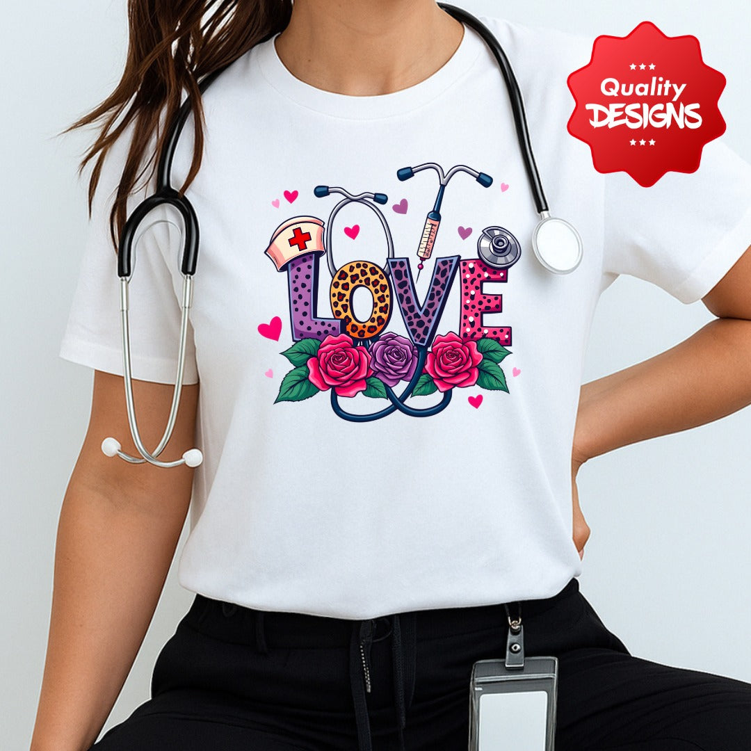 Love Floral Unisex Jersey Tee