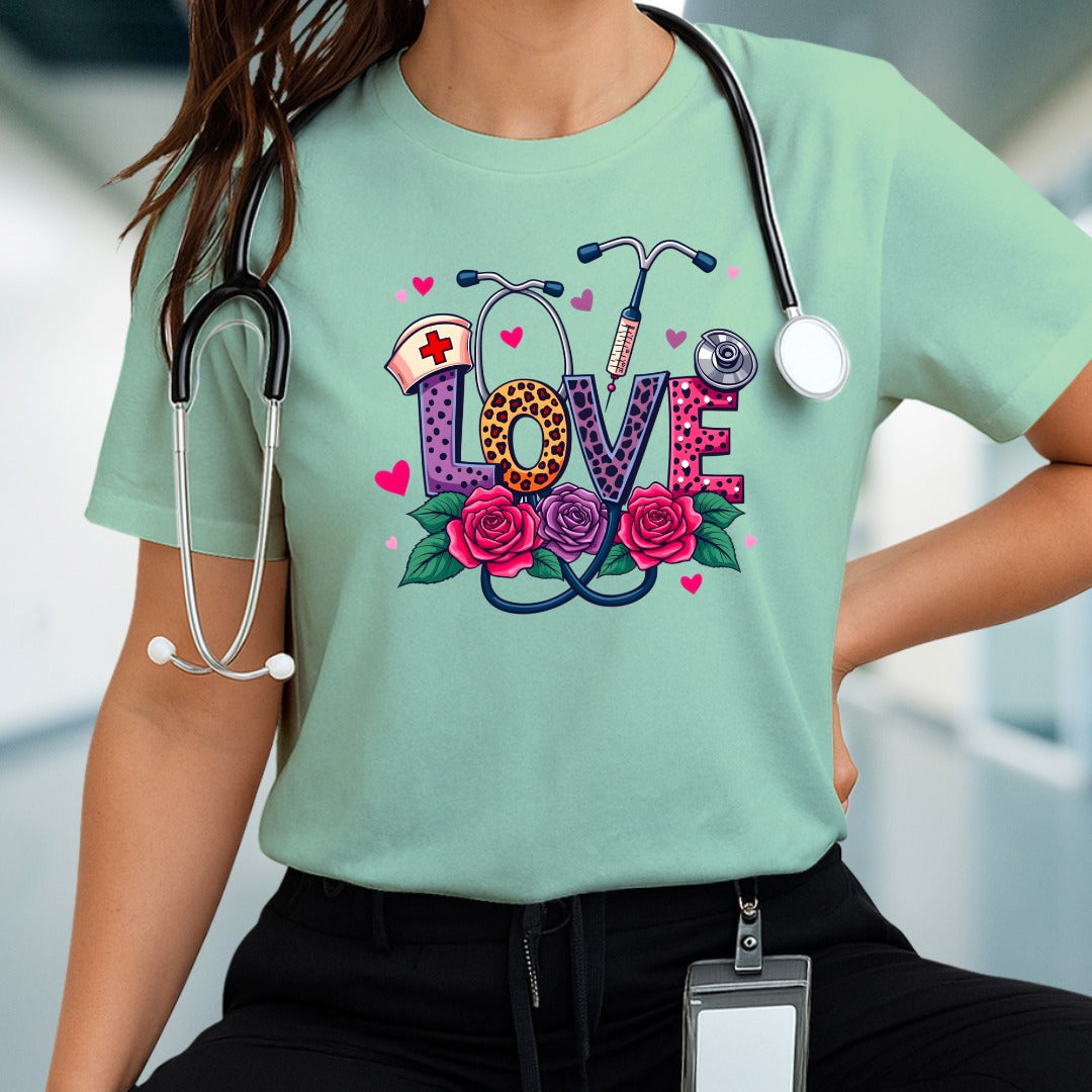 Love Floral Unisex Jersey Tee