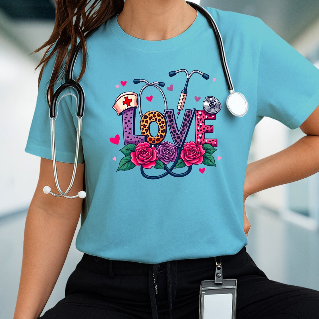 Love Floral Unisex Jersey Tee
