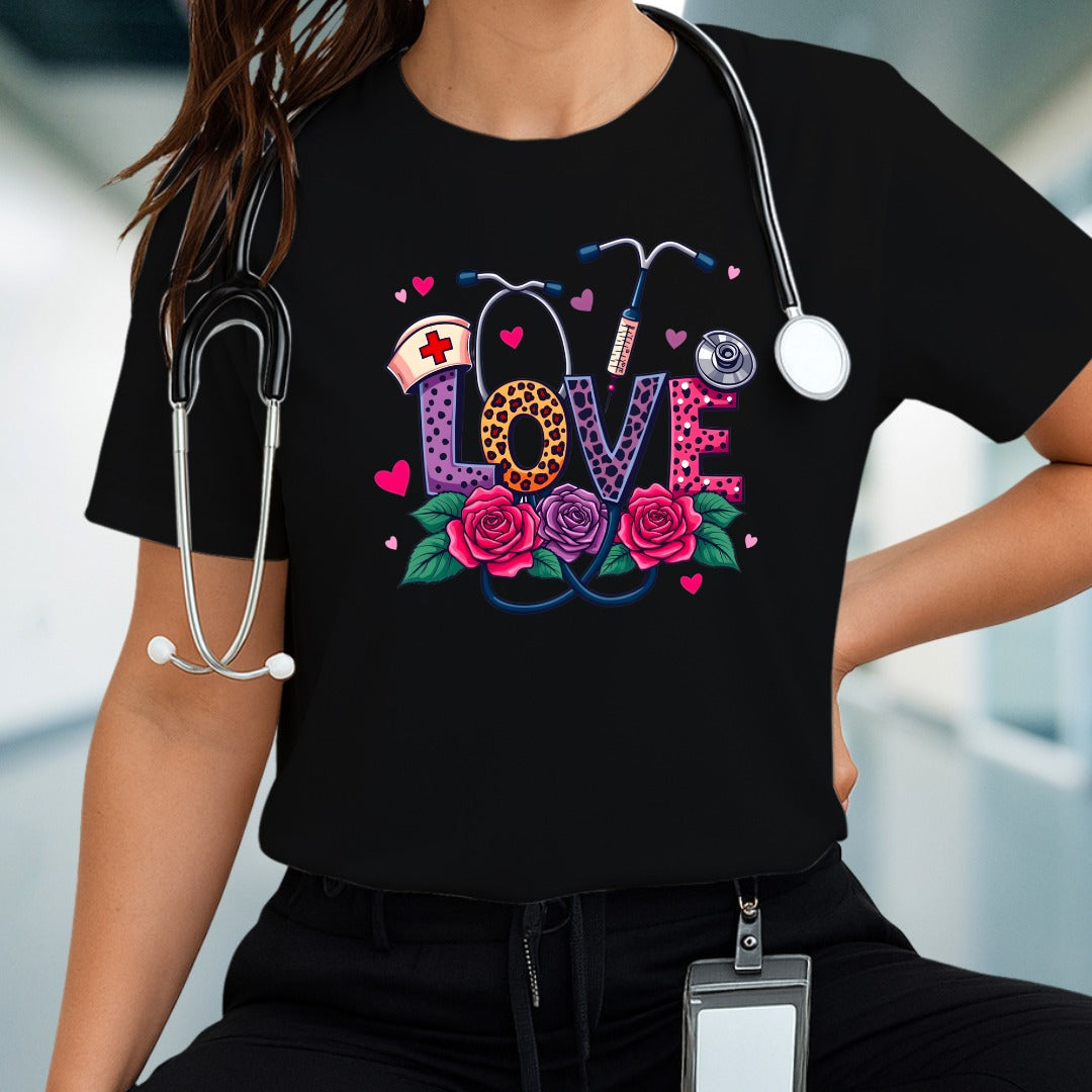 Love Floral Unisex Jersey Tee