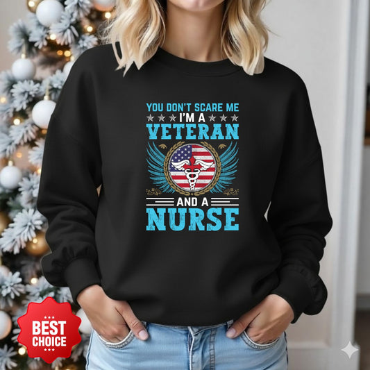 Veteran Nurse Crewneck Sweatshirt