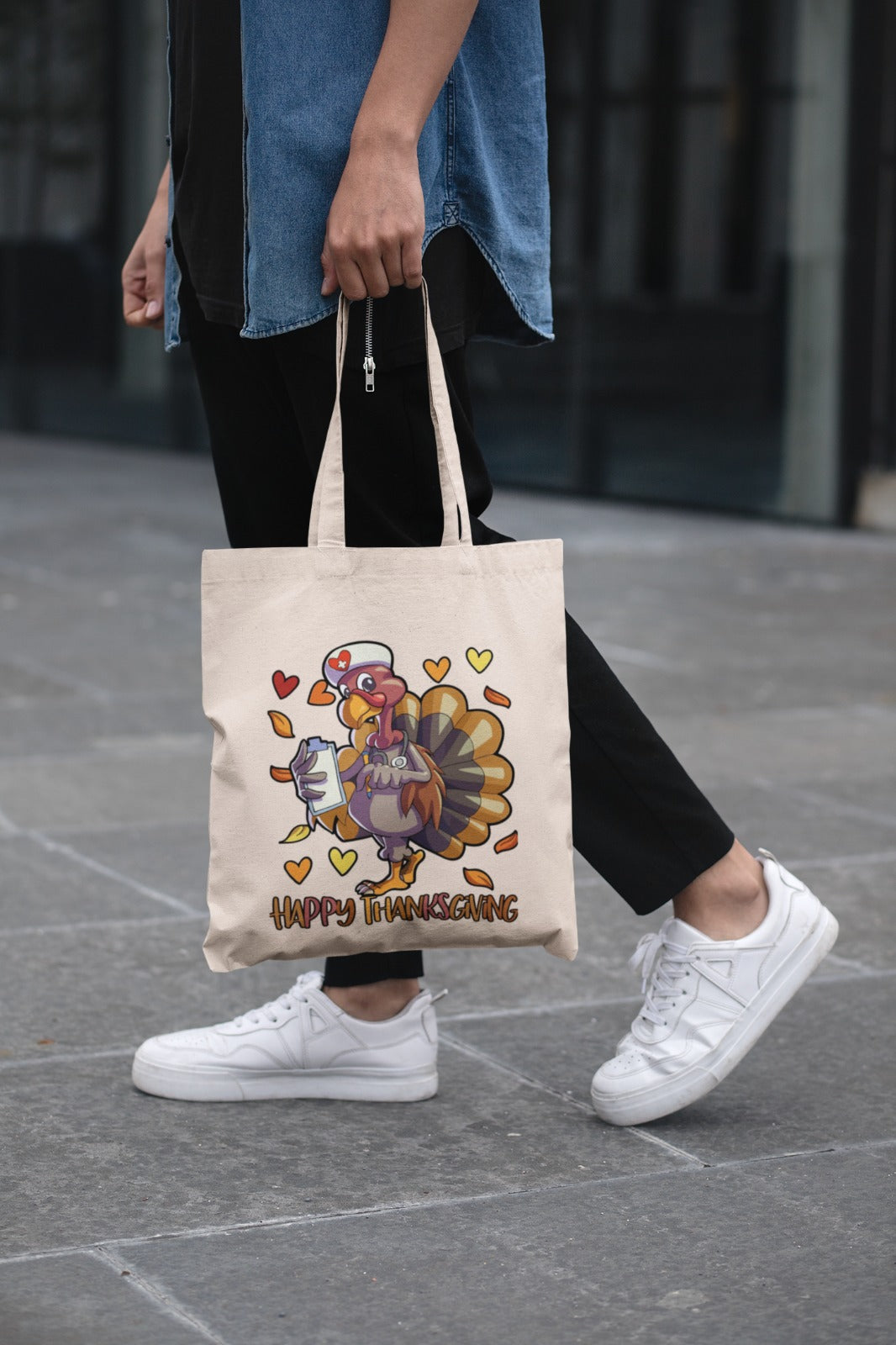 Cotton Canvas Tote Bag