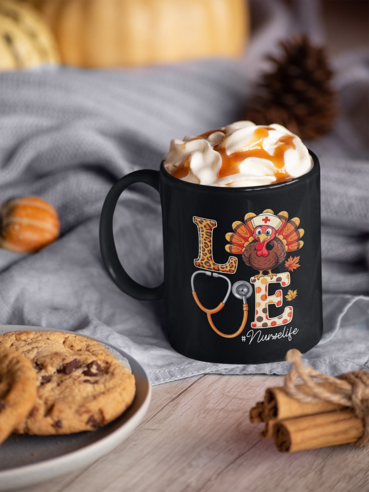 Thanksgiving Nurse Love Mug