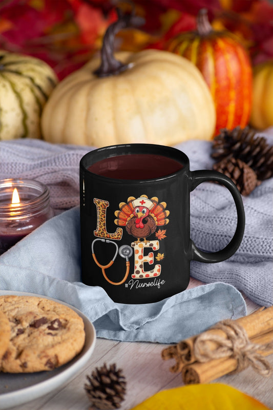 Thanksgiving Nurse Love Mug