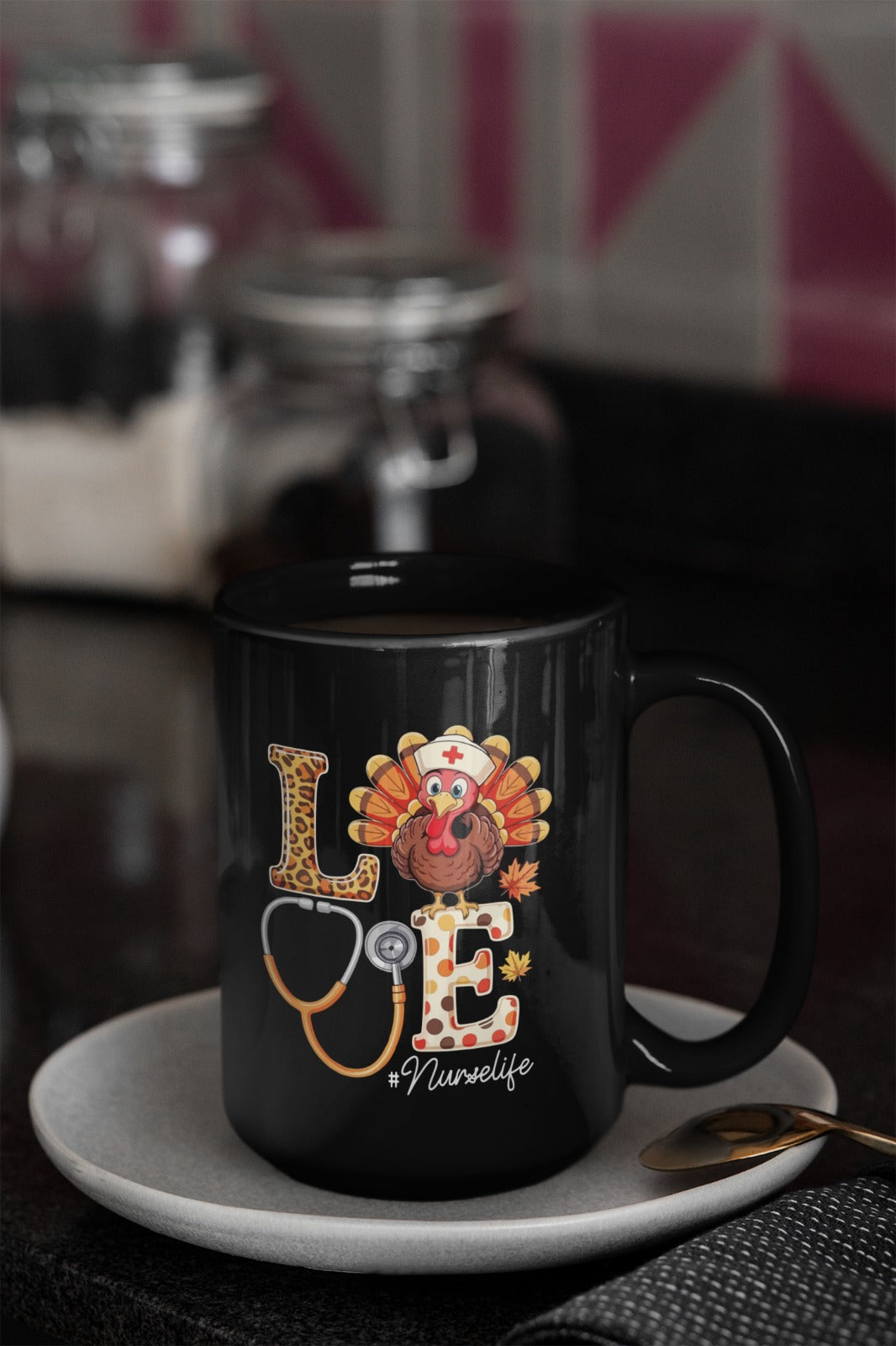 Thanksgiving Nurse Love Mug