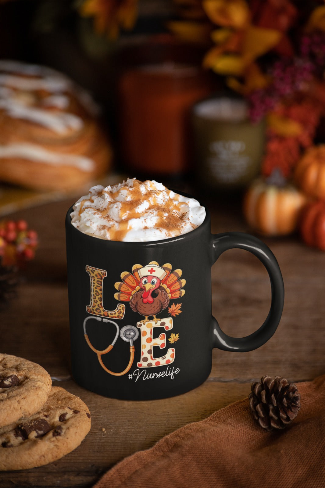 Thanksgiving Nurse Love Mug