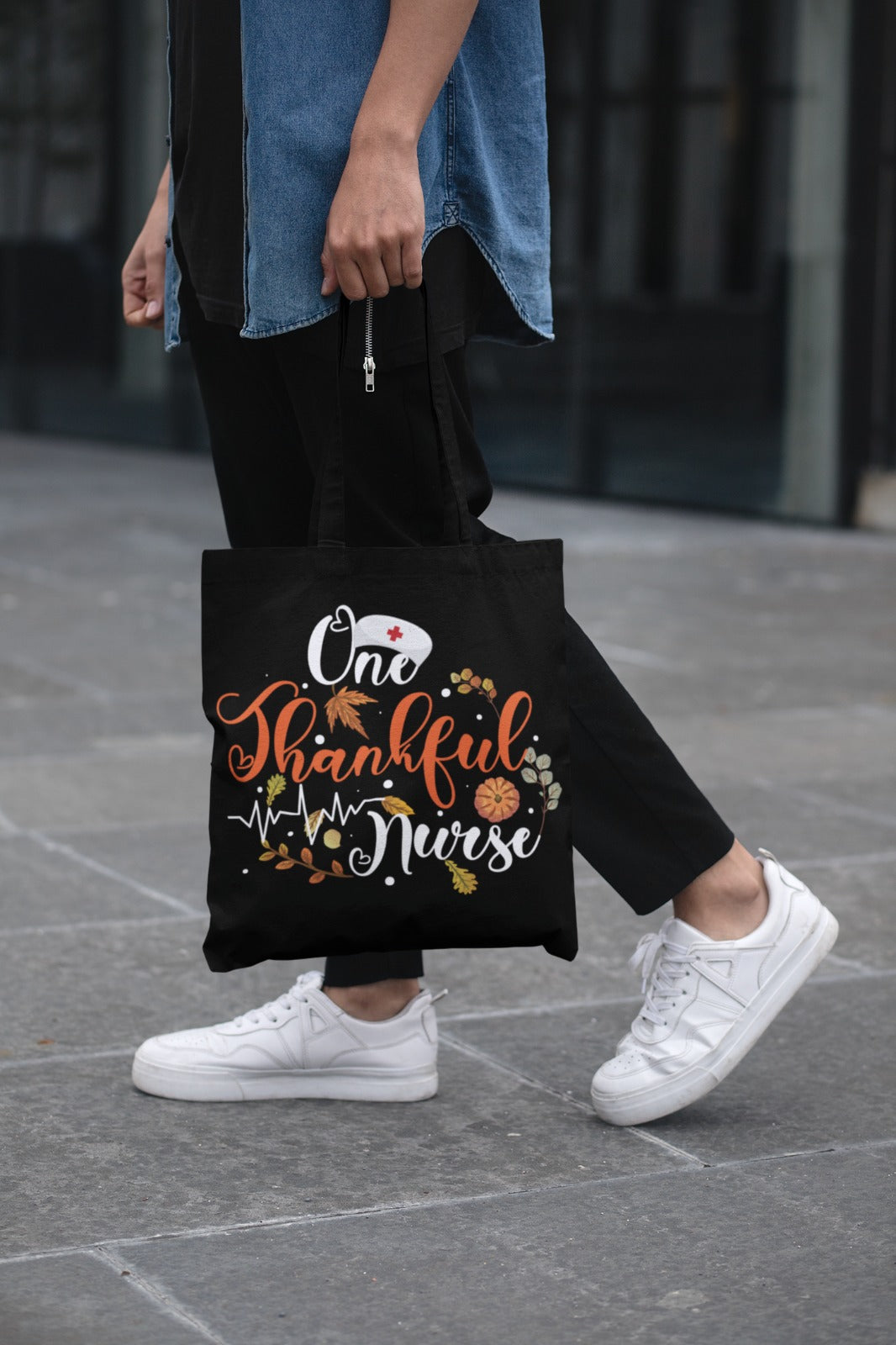 Thankful Nurse Tote Bag