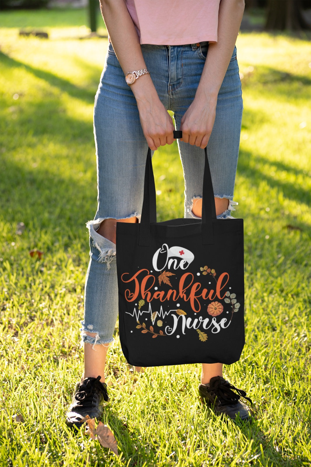 Thankful Nurse Tote Bag