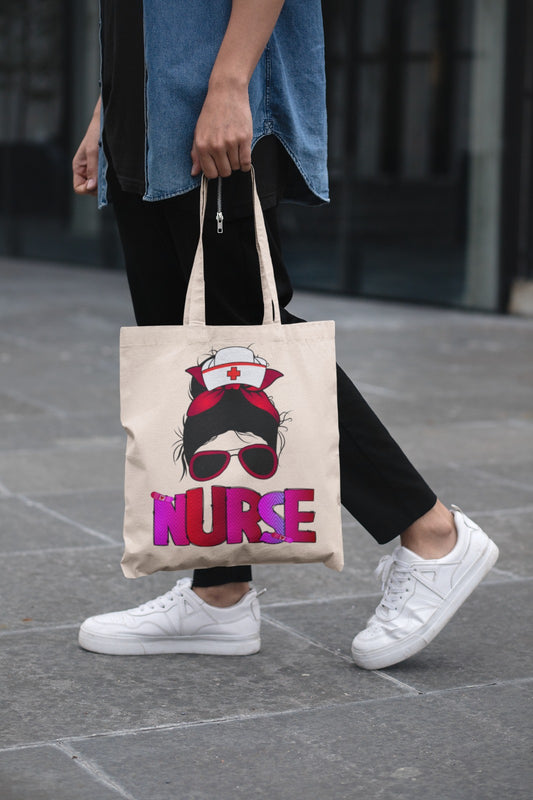 Nurse Tote Bag, Medical Professional Gift, RN Shoulder Bag, Healthcare Worker Tote, Hospital Appreciation Bag, Nurse Week Tote, Nursing Bag